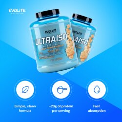 Evolite Nutrition Ultra Iso Whey New 2kg Chocolate Peanut