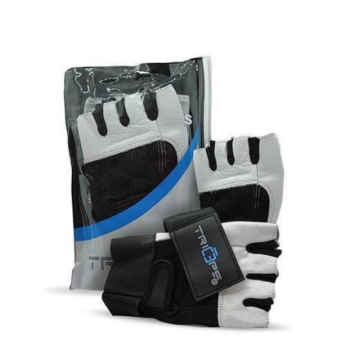 Triceps.at Weight Lifting Gloves White/Black S