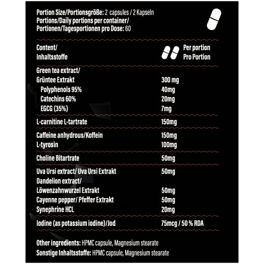 GoFitness Nutrition - Alpha-Burn - 120 Kapseln
