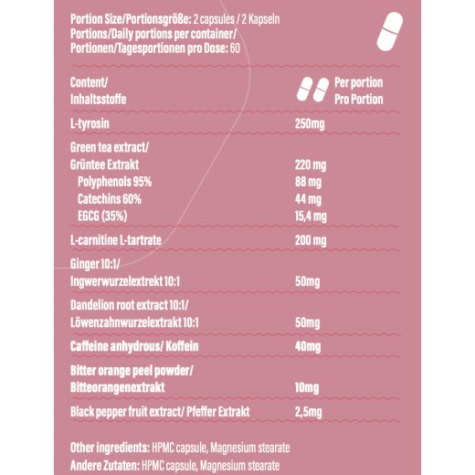 GoFitness Nutrition - FemBurn - 120 Kapseln