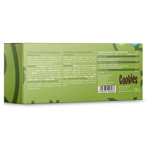 OstroVit Cookies with hazelnuts 130g