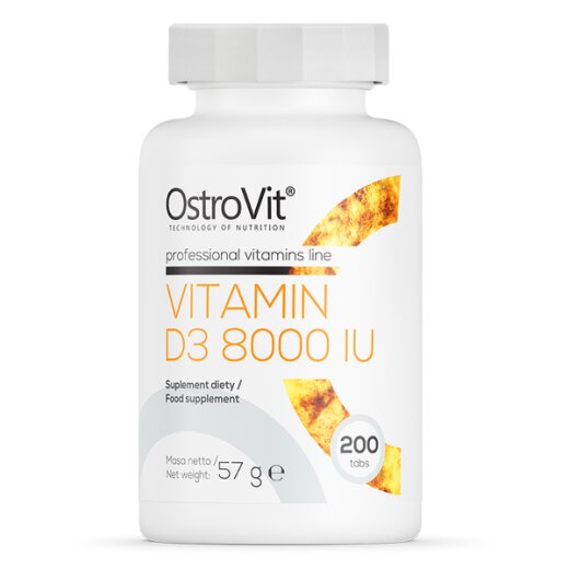 OstroVit Vitamin D3 8000 IU 200tabs