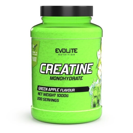 Evolite Nutrition Creatine Monohydrate 1kg Green Apple