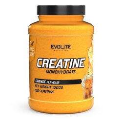 Evolite Nutrition Creatine Monohydrate 1kg Orange