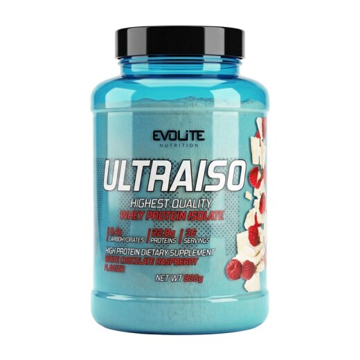 Evolite Nutrition Ultra Iso 900g White Chocolate Raspberry