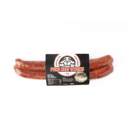 Pure Beef Sticks 150g - 32g Protein
