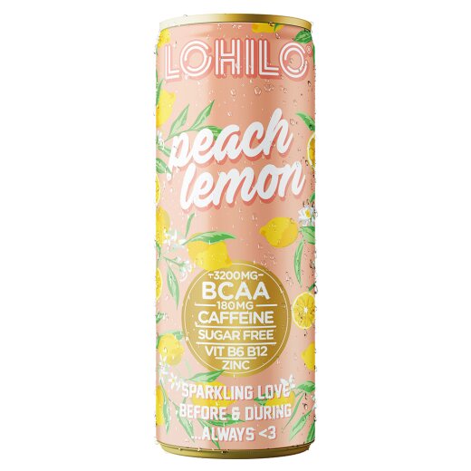 Lohilo BCAA Drink 330ml Peach Lemon