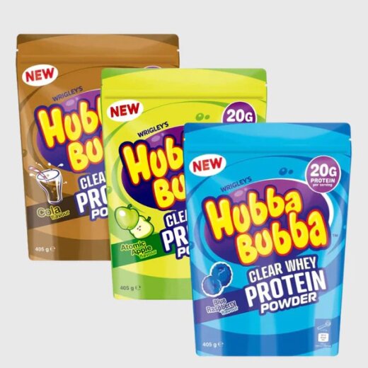 Hubba Bubba Clear Whey Protein Powder 405g