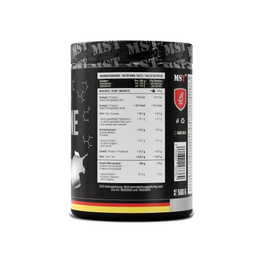 MST Nutrition Creatine Monohydrate 500g Unflavored