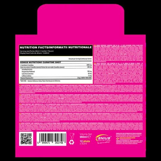 Genius Nutrition Carnitine Shot 80ml