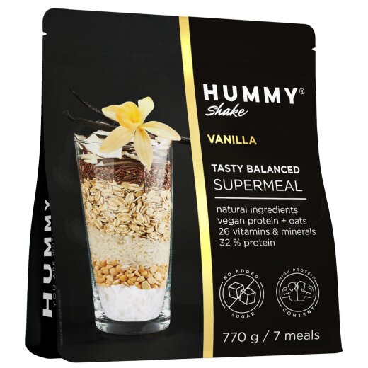 Hummy Shake Tasty Balanced Supermeal 770g Vege Strawberry