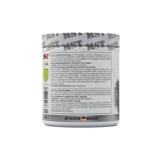 MST Nutrition Arginine HCL 300g Unflavored