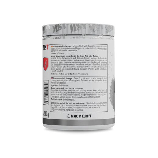 MST Nutrition L-Glutamine 500g Unflavored