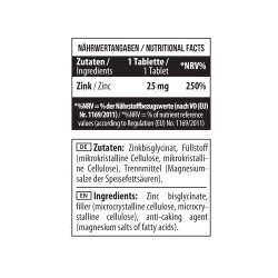 MST Nutrition Zinc Chelate Bisglycinate 90 Tabletten