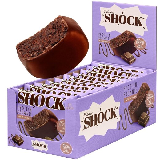 Fitness Shock Protein Brownie 50g Gingerbread (Lebkuchen)