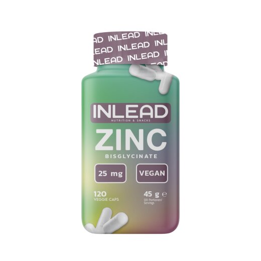 Inlead Nutrition Zinc Bisglycinate 120 Veggie Caps
