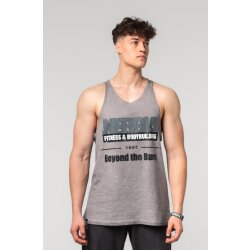 Nebbia Washed-off oversized-Tanktop MAX OUT 359 light grey M