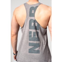 Nebbia Washed-off oversized-Tanktop MAX OUT 359 light grey M