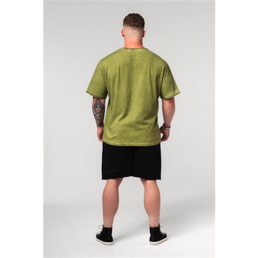 Nebbia Washed-off oversized T-Shirt HERITAGE 355 Green M