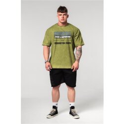 Nebbia Washed-off oversized T-Shirt HERITAGE 355 Green M