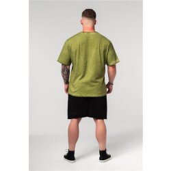 Nebbia Washed-off oversized T-Shirt HERITAGE 355 Green M