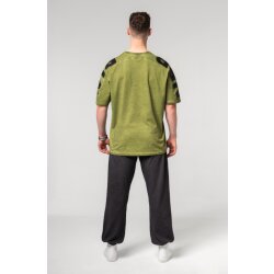 Nebbia Washed-off Oversized T-Shirt LIFTING CLUB 368 Green