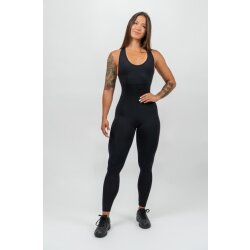 Nebbia Workout-Jumpsuit GYM RAT 201 Black XS