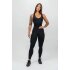 Nebbia Workout-Jumpsuit GYM RAT 201 Black XS