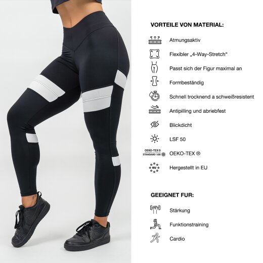 Nebbia Leggins mit hohem Bund TRUE HERO 244 Black XS