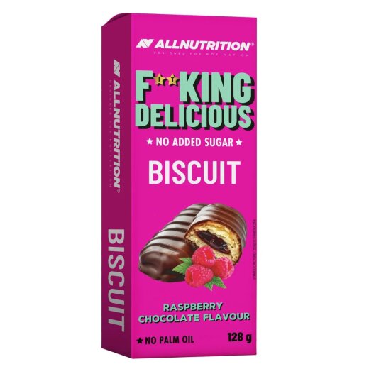 Allnutrition Fitking Delicious Biscuit 128g Raspberry Chocolate