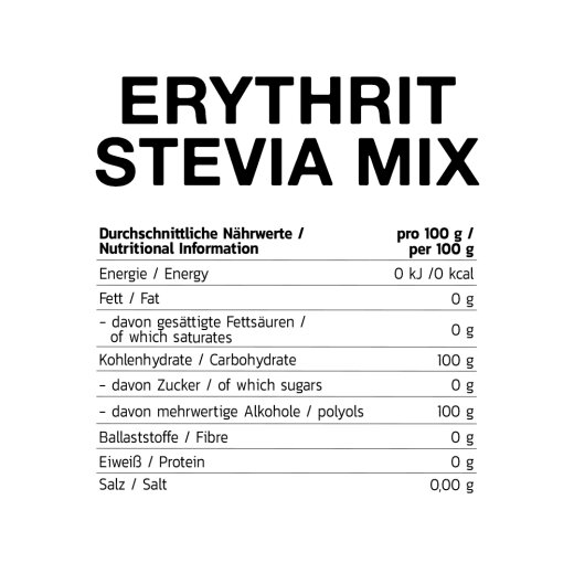Inlead Nutrition Erythrit Stevia Mix 1000 g