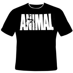 Universal Nutrition T-Shirt Animal Double Neck - Schwarz - M
