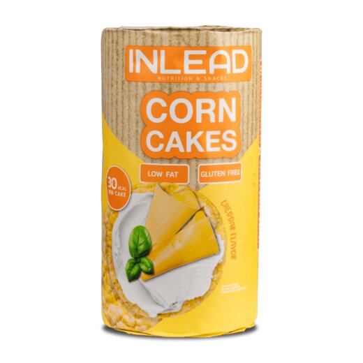 Inlead Nutrition Corn Cakes 120g Cheddar