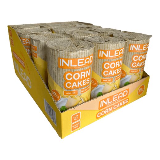 Inlead Nutrition Corn Cakes 12x 120g Cheddar