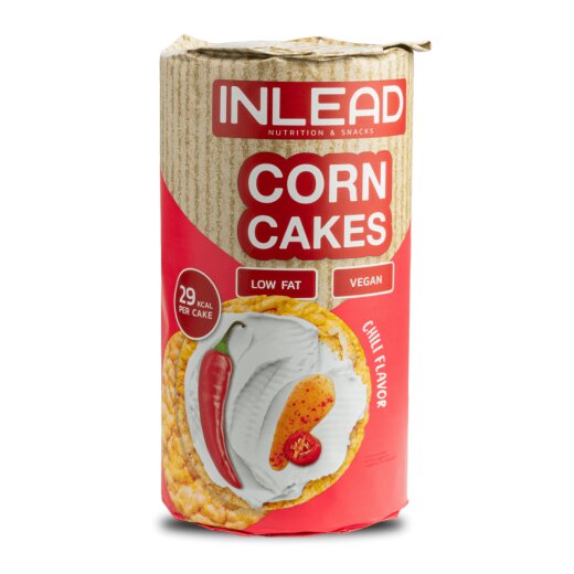 Inlead Nutrition Corn Cakes 120g Chili