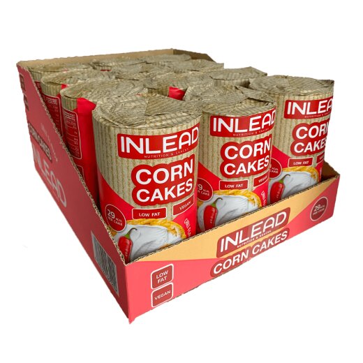 Inlead Nutrition Corn Cakes 12x 120g Chili