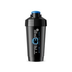 Triceps Shaker 700ml Become Your Own Hero Black-Blue