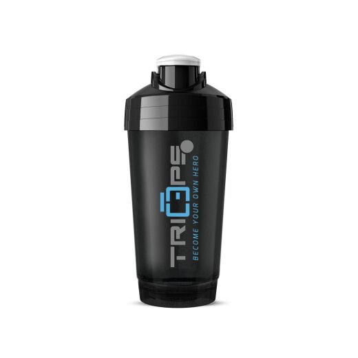 Triceps Shaker 700ml Become Your Own Hero Black-White