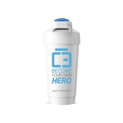 Triceps Shaker 700ml Become Your Own Hero White-Blue