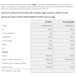 USN Liv.Smart Marine Collagen 330g Mango-Orange