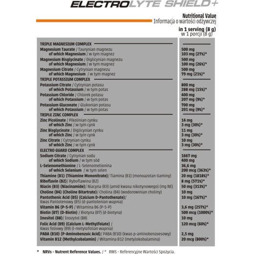 Human Code Electrolyte Shield 360g Lemon