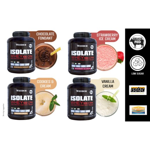 Weider Isolate Whey 100 CFM 2kg Vanilla