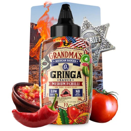 Max Protein Grandmas Salsa Gringa Medium Chilli 290ml