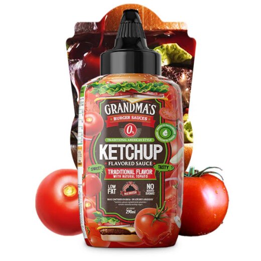Max Protein Grandmas Salsa Ketchup Zero 290ml