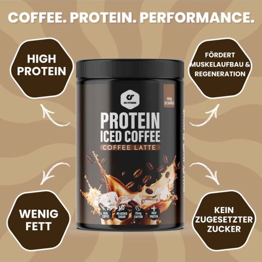 GoFitness Nutrition Protein Iced Coffee 900g