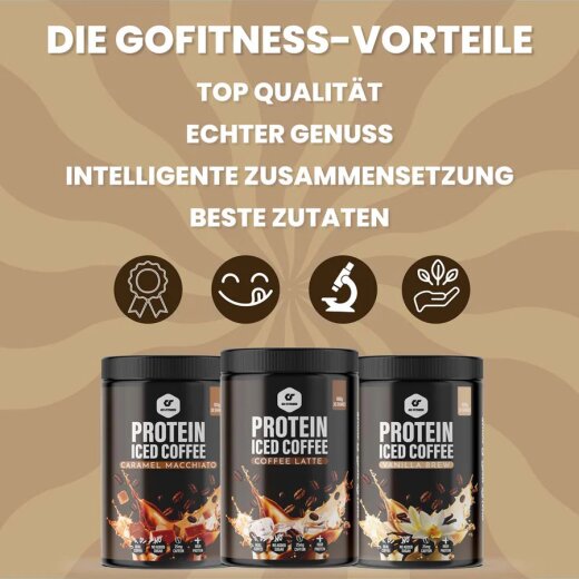 GoFitness Nutrition Protein Iced Coffee 900g