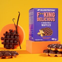 Allnutrition Fitking Delicious Waffles Vanilla with Cocoa 180g