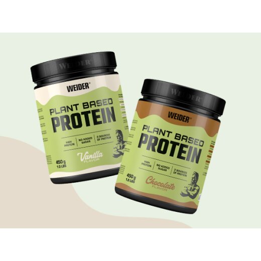 Weider Vegan Plant Based Protein 450 g Vanilla MHD 31.10.25