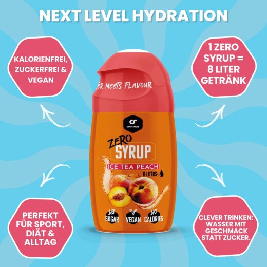GoFitness Nutrition Zero Syrup - 65 ml Watermelon