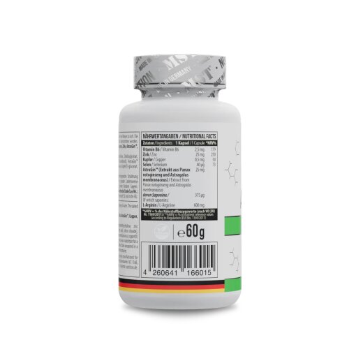 MST Nutrition ArgiZinc Forte 60 Kapseln